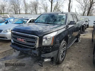 2016 GMC Yukon SLT with VIN 1GKS2BKC8GR363694, listed as a Copart auction lot 47878364 with 103,785 mi miles and Salvage Title. Bid and sale history available at carsss.com. Image 1.