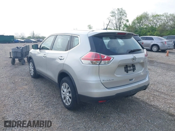 2015 Nissan Rogue S with VIN KNMAT2MV7FP585088, listed as a IAAI auction lot 42138274 with 115,554 mi miles and . Bid and sale history available at DreamBid. Image 3.