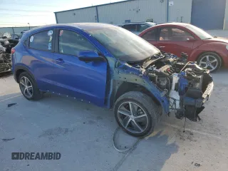 2021 Honda HR-V EX with VIN 3CZRU6H52MM745800, listed as a Copart auction lot 49078255 with 55,659 mi miles and Salvage Title. Bid and sale history available at carsss.com. Image 4.