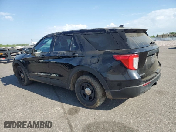 2022 Ford Police Interceptor Utility z VIN 1FM5K8AB4NGA50487, wystawiony jako Copart lot #54293475 z przebiegiem 61 510 mil mil oraz Szkoda całkowita • Salvage title. Historia ofert i sprzedaży dostępna na DreamBid. Obrazek 2.