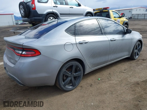 2015 Dodge Dart SXT with VIN 1C3CDFBB0FD187300, listed as a IAAI auction lot 41830426 with 95,665 mi miles. Bid and sale history available at carsss.com. Image 4.