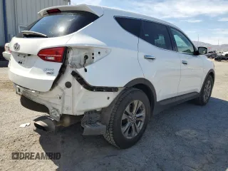 2014 Hyundai Santa Fe with VIN 5XYZTDLB2EG181199, listed as a Copart auction lot 57638045 with 95,056 mi miles and Salvage title. Bid and sale history available at DreamBid. Image 3.