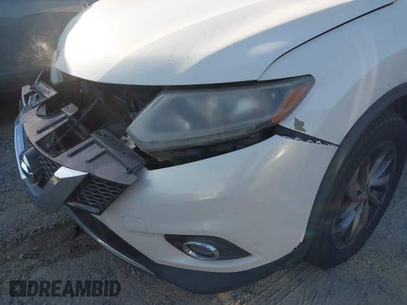 2014 Nissan Rogue SV with VIN 5N1AT2MT7EC751433, listed as a IAAI auction lot 42053564 with 207,476 mi miles and . Bid and sale history available at DreamBid. Image 6.