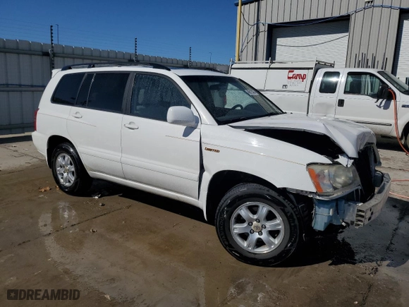 2002 Toyota Highlander with VIN JTEHF21A820041995, listed as a Copart auction lot 46815385 with 248,320 mi miles and Salvage Title. Bid and sale history available at carsss.com. Image 4.