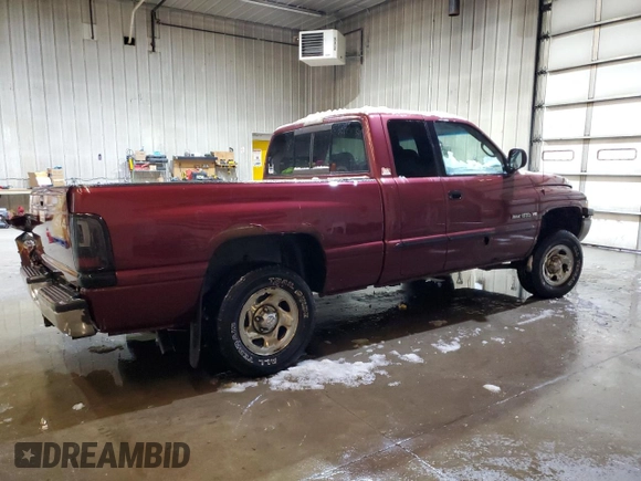 2001 Dodge 1500 with VIN 3B7HF13Y91G204298, listed as a Copart auction lot 46841055 with 156,996 mi miles and Salvage Title. Bid and sale history available at DreamBid. Image 3.