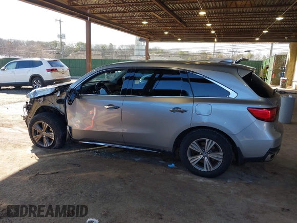 2020 Acura MDX with VIN 5J8YD4H33LL036119, listed as a IAAI auction lot 41827752 with 71,944 mi miles. Bid and sale history available at carsss.com. Image 14.