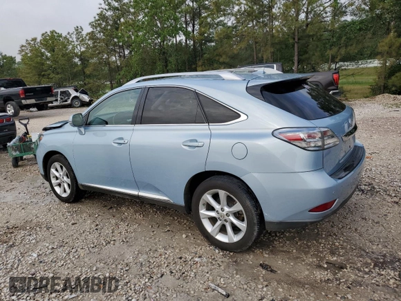 2012 Lexus RX 350 with VIN 2T2ZK1BA0CC074845, listed as a Copart auction lot 53956635 with 206,838 mi miles and Salvage Title. Bid and sale history available at DreamBid. Image 2.