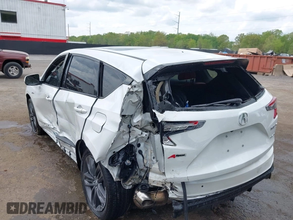 2021 Acura RDX w/A-Spec Package with VIN 5J8TC2H63ML048400, listed as a IAAI auction lot 42128393 with 37,496 mi miles and . Bid and sale history available at DreamBid. Image 6.