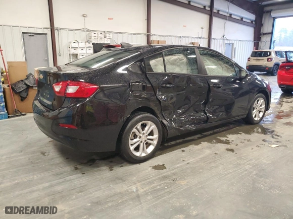 2019 Chevrolet Cruze LS with VIN 1G1BC5SM9K7111629, listed as a Copart auction lot 81933014 with 80,764 mi miles and Salvage Title. Bid and sale history available at carsss.com. Image 3.