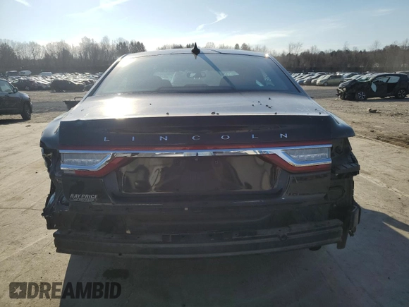 2019 Lincoln Continental Select with VIN 1LN6L9TK0K5601896, listed as a Copart auction lot 50709405 with 48,302 mi miles and Salvage Title. Bid and sale history available at carsss.com. Image 6.
