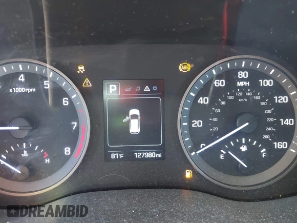 2018 Hyundai Tucson SEL with VIN KM8J3CA42JU618764, listed as a IAAI auction lot 41677046 with 127,980 mi miles. Bid and sale history available at carsss.com. Image 7.
