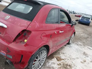2013 FIAT 500 Abarth with VIN 3C3CFFJHXDT639261, listed as a IAAI auction lot 41360403 with 42,769 mi miles. Bid and sale history available at carsss.com. Image 14.