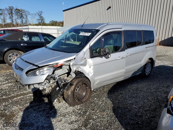 2015 Ford Transit Connect Wagon XLT with VIN NM0GE9F74F1223036, listed as a Copart auction lot 81430714 with 115,993 mi miles and Salvage Title. Bid and sale history available at carsss.com. Image 1.