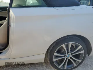 2016 BMW 2 Series 228i with VIN WBA1K9C51GV321520, listed as a Copart auction lot 76945344 with 23,045 mi miles and Non Repairable. Bid and sale history available at carsss.com. Image 12.