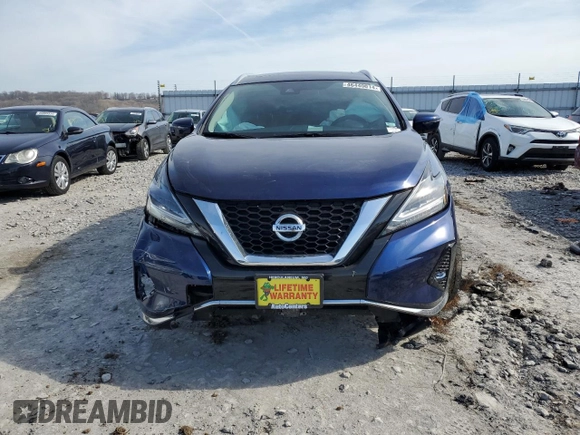 2019 Nissan Murano SL with VIN 5N1AZ2MS5KN165643, listed as a Copart auction lot 46440014 with 34,867 mi miles and Salvage Title. Bid and sale history available at DreamBid. Image 5.