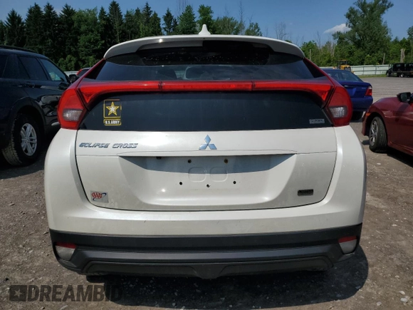 2020 Mitsubishi Eclipse Cross LE with VIN JA4AT4AA9LZ017562, listed as a Copart auction lot 60271085 with 168,453 mi miles and Salvage title. Bid and sale history available at DreamBid. Image 6.