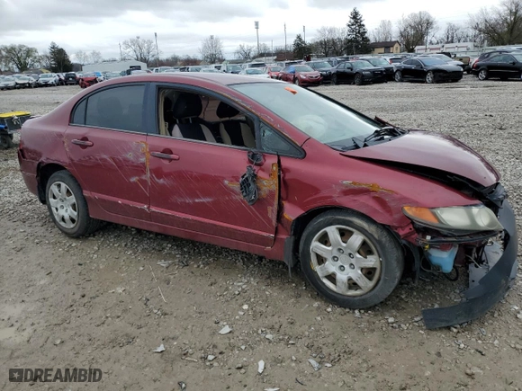 2006 Honda Civic Sdn LX with VIN 1HGFA16596L022989, listed as a Copart auction lot 50998565 with 0 mi miles and Salvage Title. Bid and sale history available at carsss.com. Image 4.