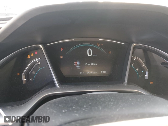 2019 Honda Civic Sedan EX with VIN 19XFC1F33KE011691, listed as a Copart auction lot 49576805 with 40,782 mi miles and Salvage Title. Bid and sale history available at carsss.com. Image 9.