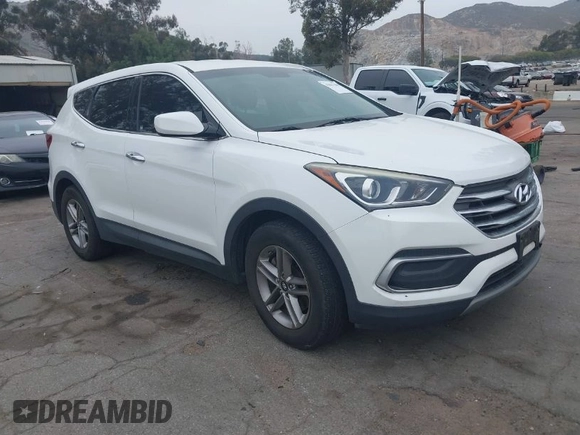 2018 Hyundai Santa Fe Sport 2.4L with VIN 5XYZT3LB0JG562814, listed as a IAAI auction lot 42047560 with 113,543 mi miles. Bid and sale history available at carsss.com. Image 1.