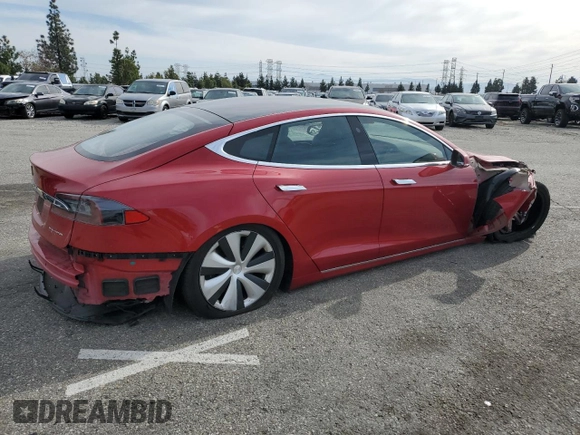 2020 Tesla Model S Long Range with VIN 5YJSA1E22LF401139, listed as a Copart auction lot 44770285 with 128,685 mi miles and Salvage title. Bid and sale history available at DreamBid. Image 3.
