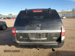 2015 Ford Expedition Max Platinum with VIN 1FMJK1MT5FEF01675, listed as a Copart auction lot 43652355 with 159,697 mi miles and Salvage title. Bid and sale history available at DreamBid. Image 6.