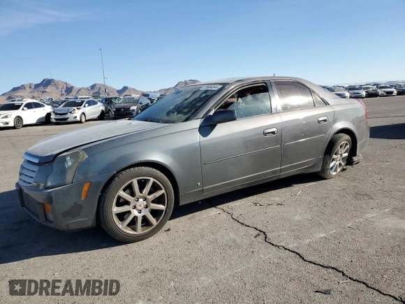 2007 Cadillac CTS with VIN 1G6DP577970193033, listed as a Copart auction lot 75684544 with 0 mi miles and Salvage Title. Bid and sale history available at carsss.com. Image 1.