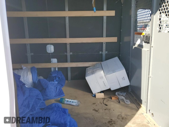 2021 Ford Transit Cargo with VIN 1FTBR1X87MKA46404, listed as a Copart auction lot 45162425 with 81,901 mi miles and Salvage Title. Bid and sale history available at DreamBid. Image 11.