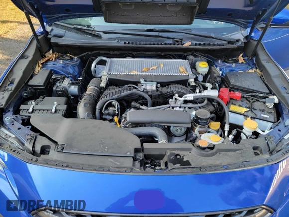 2023 Subaru WRX Premium with VIN JF1VBAH61P8802119, listed as a Copart auction lot 49538505 with 197 mi miles and Salvage title. Bid and sale history available at DreamBid. Image 7.
