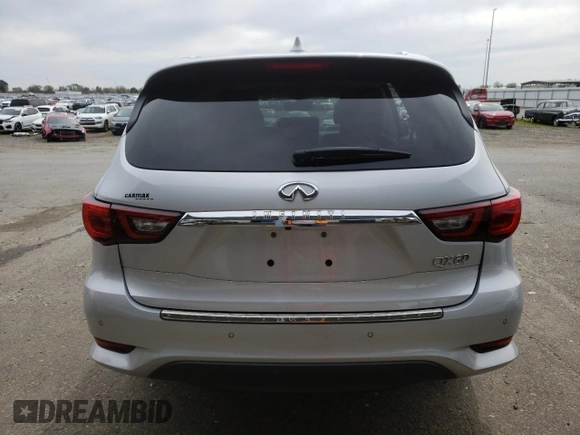 2020 Infiniti QX60 Luxe with VIN 5N1DL0MN2LC518091, listed as a Copart auction lot 49186435 with 29,563 mi miles and Salvage Title. Bid and sale history available at DreamBid. Image 6.