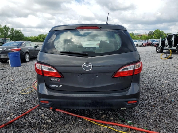 2013 Mazda 5 Sport with VIN JM1CW2BL9D0152234, listed as a Copart auction lot 57353575 with 161,792 mi miles and Salvage title. Bid and sale history available at DreamBid. Image 6.