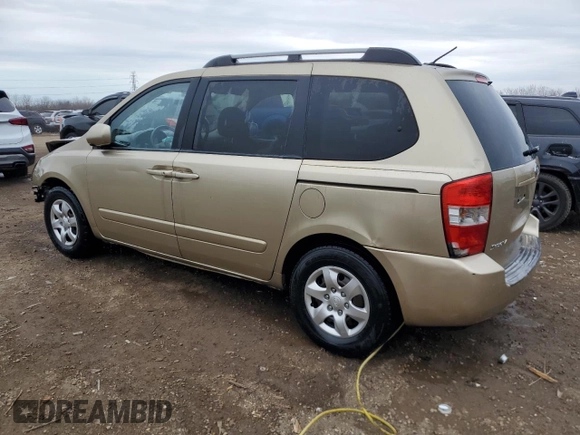 2008 Kia Sedona with VIN KNDMB133586265836, listed as a Copart auction lot 50717925 with 126,892 mi miles and Salvage Title. Bid and sale history available at carsss.com. Image 2.