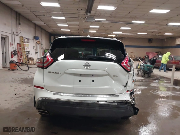 2015 Nissan Murano S with VIN 5N1AZ2MG6FN257877, listed as a IAAI auction lot 41699818 with 76,025 mi miles. Bid and sale history available at carsss.com. Image 17.