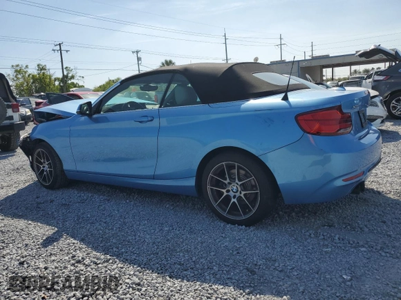2018 BMW 2 Series 230i xDrive with VIN WBA2K1C58JVD41067, listed as a Copart auction lot 49325465 with 32,442 mi miles and Salvage Title. Bid and sale history available at carsss.com. Image 2.