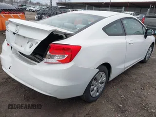 2012 Honda Civic Cpe LX with VIN 2HGFG3B54CH565952, listed as a IAAI auction lot 41550347 with 105,156 mi miles. Bid and sale history available at carsss.com. Image 4.