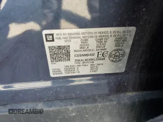 2019 GMC Terrain Denali with VIN 3GKALXEX9KL295684, listed as a Copart auction lot 53976375 with 92,706 mi miles and Salvage title. Bid and sale history available at DreamBid. Image 13.