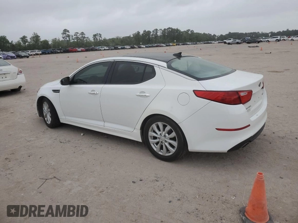 2015 Kia Optima EX with VIN 5XXGN4A75FG439429, listed as a Copart auction lot 51784085 with 74,006 mi miles and Clean Title. Bid and sale history available at carsss.com. Image 2.
