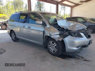 2007 Honda Odyssey EX-L with VIN 5FNRL38657B035542, listed as a IAAI auction lot 42185191 with Not Provided miles and . Bid and sale history available at DreamBid. Image 1.