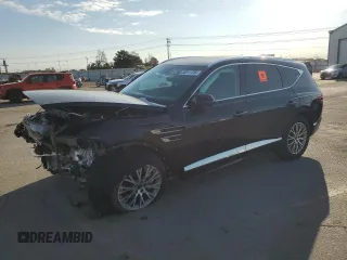 2025 Genesis GV80 Standard with VIN KMUHFESB6SU236741, listed as a Copart auction lot 53911785 with 1,203 mi miles and Salvage Title. Bid and sale history available at DreamBid. Image 1.