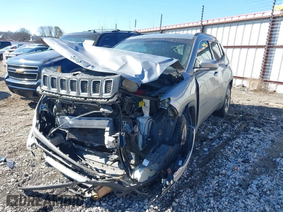 2019 Jeep Compass Limited with VIN 3C4NJCCB1KT662953, listed as a IAAI auction lot 41674997 with 86,318 mi miles. Bid and sale history available at carsss.com. Image 2.