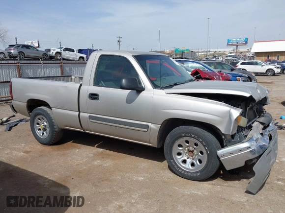 2005 Chevrolet Silverado 1500 Work Truck with VIN 1GCEC14X45Z106318, listed as a IAAI auction lot 41819033 with 153,997 mi miles. Bid and sale history available at carsss.com. Image 14.