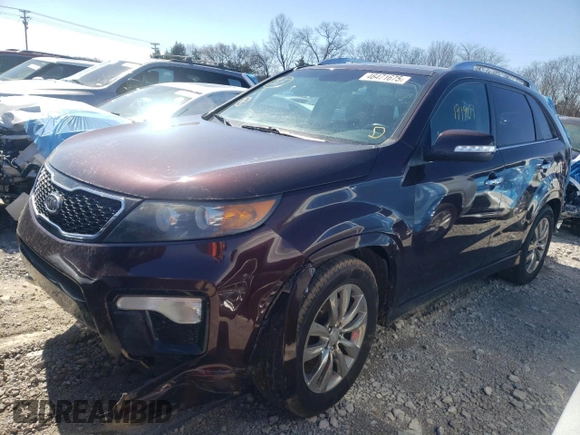 2012 Kia Sorento SX with VIN 5XYKW4A26CG229179, listed as a Copart auction lot 46471675 with 191,901 mi miles and Salvage Title. Bid and sale history available at carsss.com. Image 1.