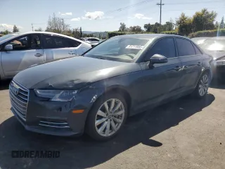 2017 Audi A4 Premium with VIN WAUGNAF40HN016369, listed as a Copart auction lot 51711855 with 88,208 mi miles and Salvage Title. Bid and sale history available at carsss.com. Image 1.