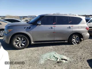 2014 Infiniti QX80 with VIN JN8AZ2NE8E9064966, listed as a Copart auction lot 88071525 with 101,390 mi miles and Salvage Title. Bid and sale history available at carsss.com. Image 1.