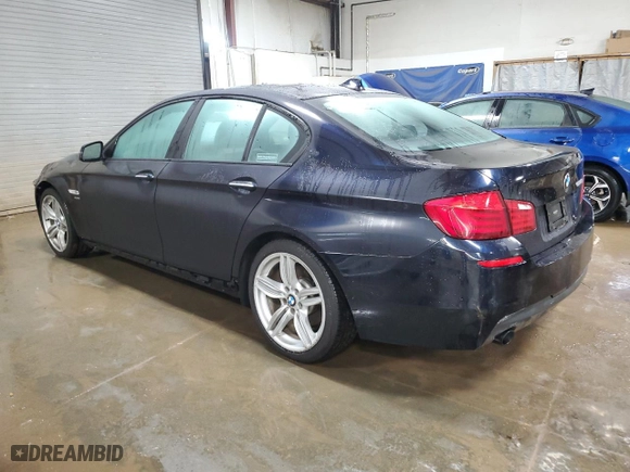 2012 BMW 5 Series 535i xDrive with VIN WBAFU7C50CDU57870, listed as a Copart auction lot 43967725 with 222,371 mi miles and Salvage Title. Bid and sale history available at carsss.com. Image 2.