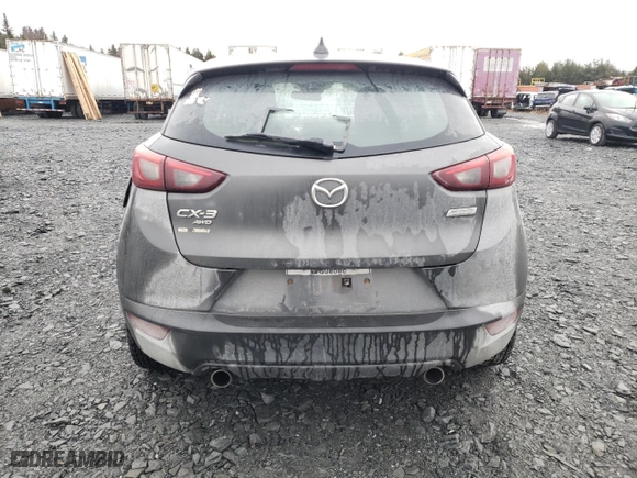 2018 Mazda CX-3 Touring with VIN JM1DKFC71J0300798, listed as a Copart auction lot 81781014 with 185,863 mi miles and Salvage Title. Bid and sale history available at carsss.com. Image 6.