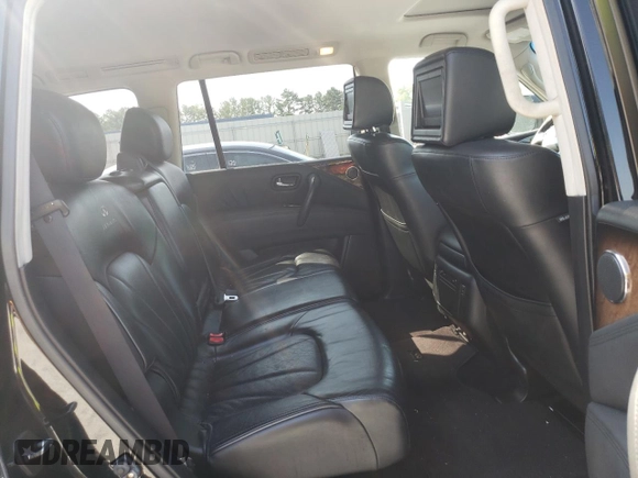 2011 Infiniti QX56 8-passenger with VIN JN8AZ2NC3B9301292, listed as a Copart auction lot 64829454 with 175,001 mi miles and Salvage Title. Bid and sale history available at carsss.com. Image 11.