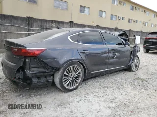 2017 Kia Cadenza Technology with VIN KNALC4J16H5061822, listed as a Copart auction lot 84995124 with 0 mi miles and Salvage Title. Bid and sale history available at carsss.com. Image 3.