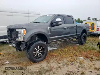 2018 Ford F-250 XL with VIN 1FT7W2BT0JEC89174, listed as a Copart auction lot 63289335 with 109,276 mi miles and Salvage title. Bid and sale history available at DreamBid. Image 1.