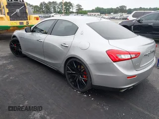 2015 Maserati Ghibli S Q4 with VIN ZAM57RTA2F1146411, listed as a IAAI auction lot 42359547 with 95,937 mi miles and . Bid and sale history available at DreamBid. Image 3.