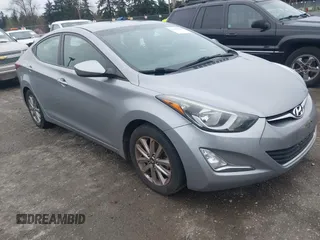 2015 Hyundai Elantra SE with VIN 5NPDH4AE2FH604575, listed as a IAAI auction lot 41915640 with 128,408 mi miles. Bid and sale history available at carsss.com. Image 1.